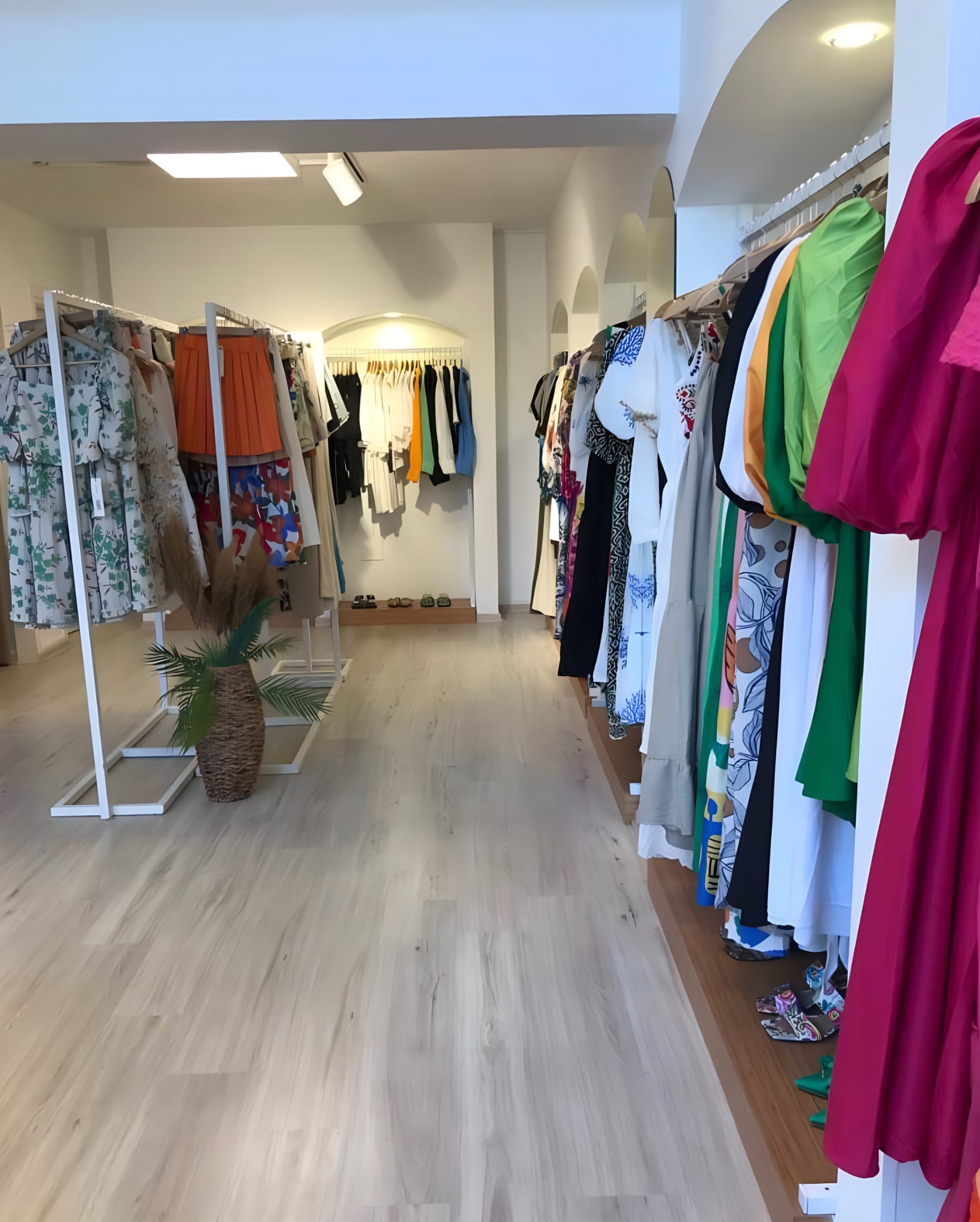 Inside the boutique