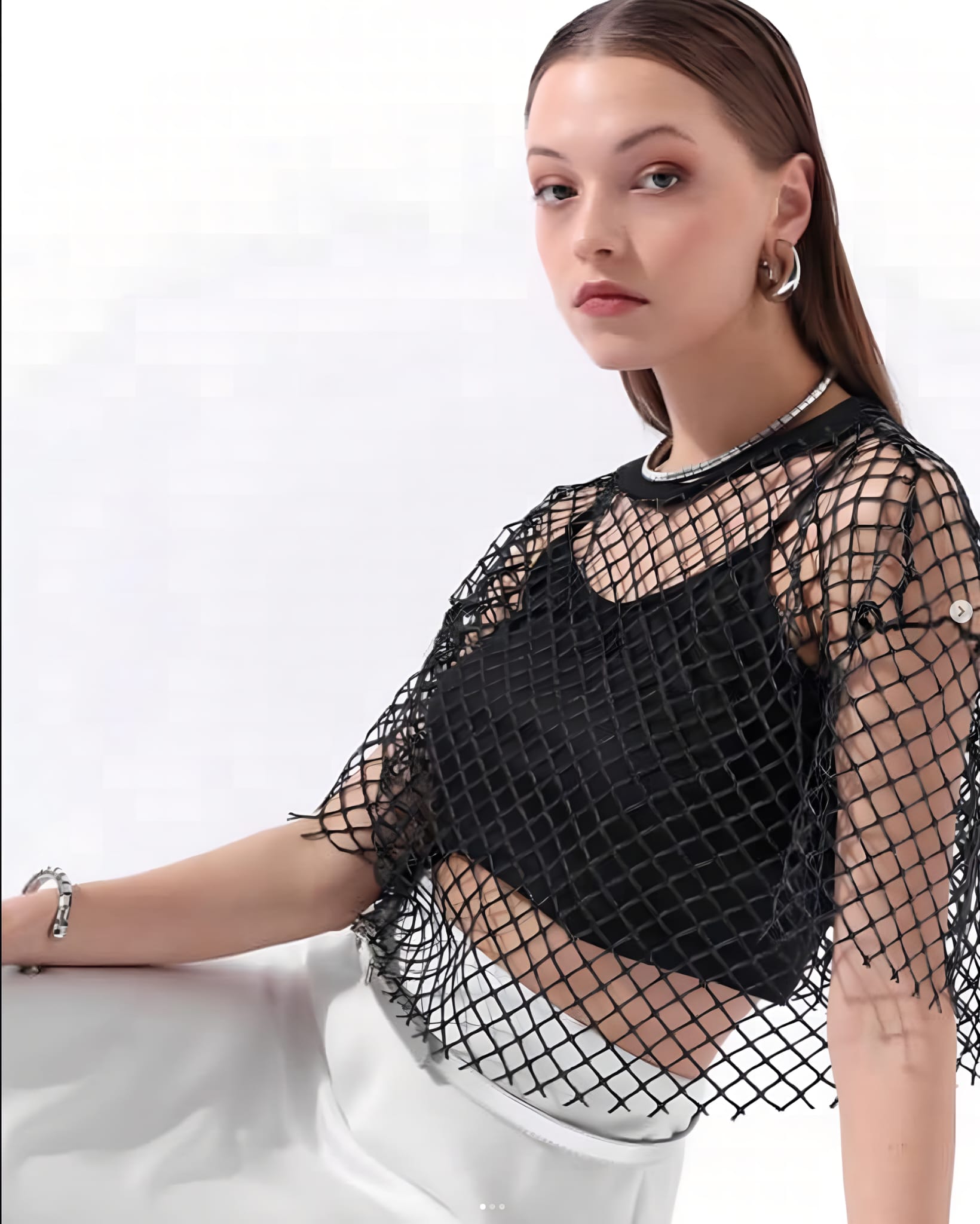 Layered textured top